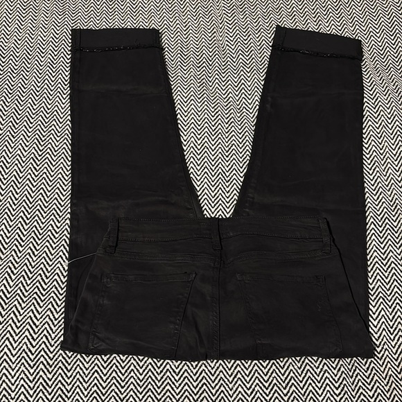 Kut from the Kloth | Amy Crop Straight Leg | Black Ankle Jeans | Sz 6 - Picture 5 of 6